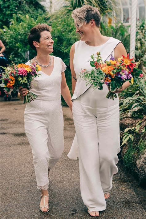 brides of ollichon susie and rosie lesbian wedding bride lesbian wedding outfits