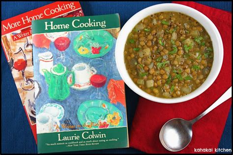 Kahakai Kitchen Wonderful Lentil Soup For Cook The Books Home