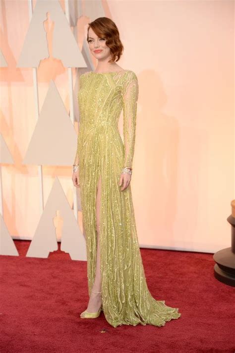 Emma Stone Oscars 2015 With Images Oscar Fashion Red Carpet Oscars