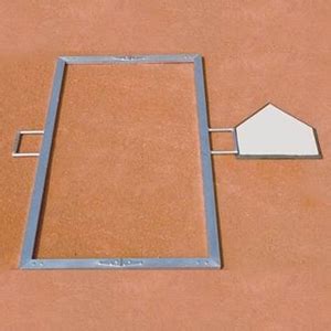 This batter's box adjustable template allows you to adjust the distance from home plate to maintain regulation specifications. BSN Foldable Batter's Box Templates. Sports Facilities ...
