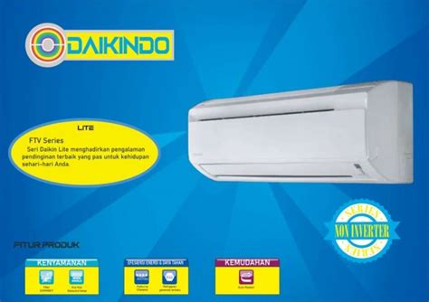 Promo AC DAIKIN FTV 25 CXV RV 1 PK R32 STANDARD MALAYSIA LOW WATT UNIT