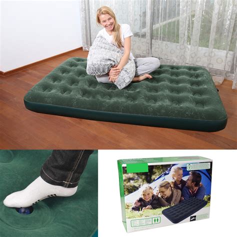 Air mattress is machine washable. Inflatable Mattress King Size Camping Double Air Beds ...