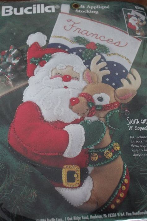 In the Workshop Bucilla Felt Applique Christmas Stocking Kit
