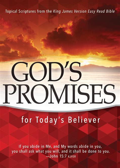Gods Promises For Todays Believer Topical Scriptures From The King