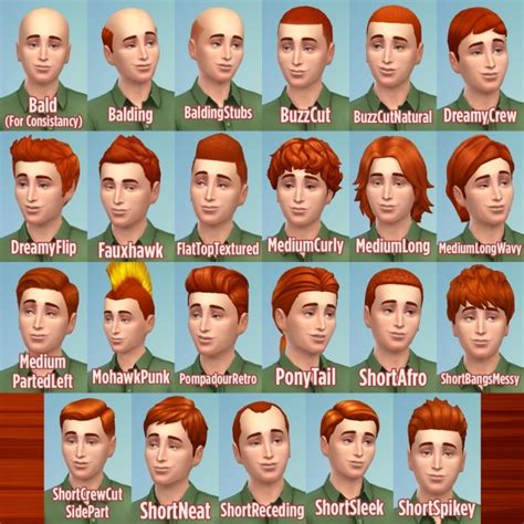 Sims 4 Custom Content Hair Bald Patchmasop