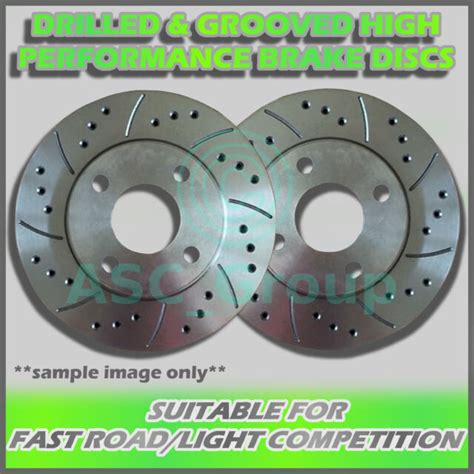 Integra Dc2 Dc4 Front Drilled And Grooved 282mm 5 Stud Vented Brake