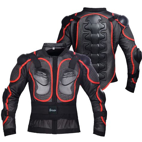 Buy Motorcycle Full Body Armor Protector Motocross Atv Mtb Guard Racing Body Armor Jacket Red