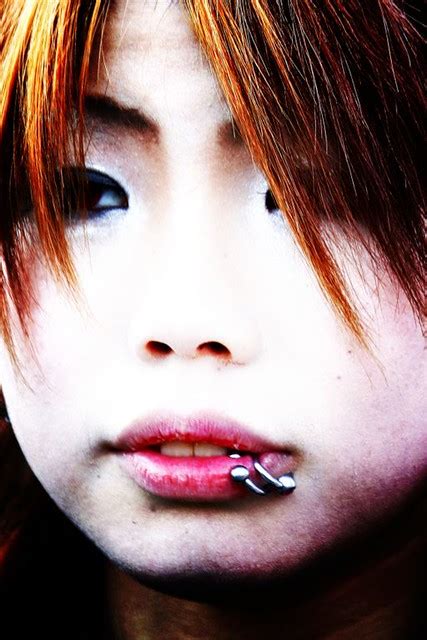 Japanese Girl With A Piercing Harajuku Tokyo Japan Flickr