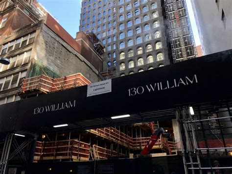 130 William Streets Façade Reaches 800 Foot Tall Parapet In The