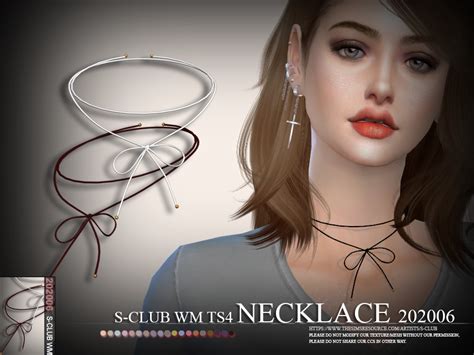 The Sims Resource S Club Ts4 Wm Necklace 202006