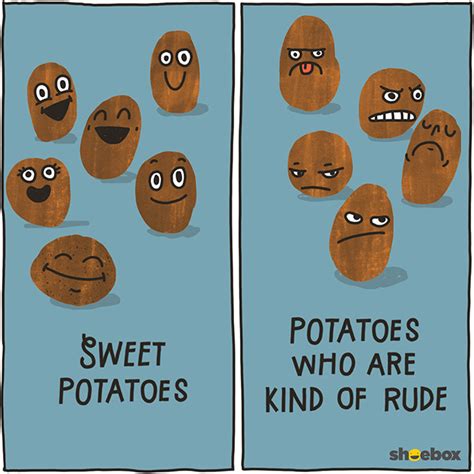 I Thought This Cartoon About Sweet Potatoes Was A Simple Way To Add