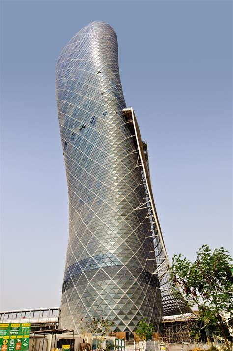 Capital Gate Tower Abu Dhabi Uae