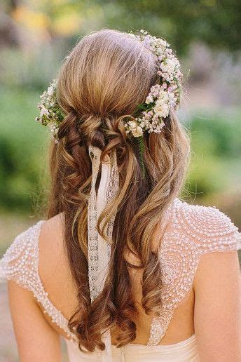 Wedding Online Hair 14 Ways To Wear Your Hair Down On Your Wedding Day Romantic Wedding Hair