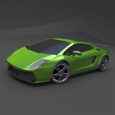 Lamborghini Gallardo Superleggera Redesigned 3d Model Obj Fbx Lwo Lw