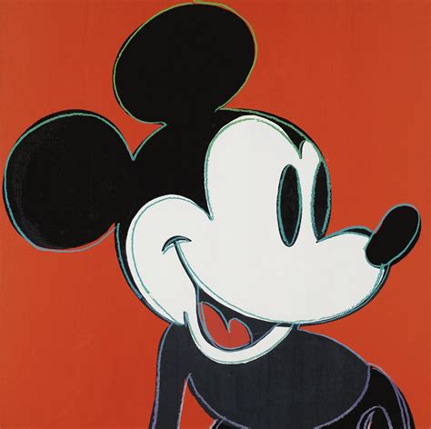 Andy Warhol Mickey Mouse Modern Design By Art