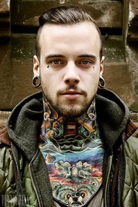 So get ready to be unique! Neck Tattoo Designs for Men - Mens Neck Tattoo Ideas