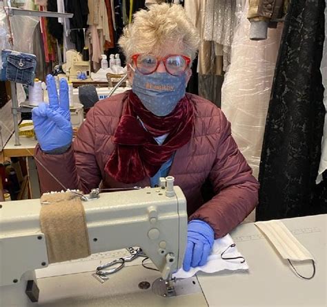 from dressmaker to mask maker nancy sinoway design