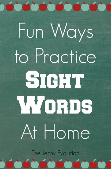 100 Fun Sight Words Activities To Help Your Kids Read Faster Kids