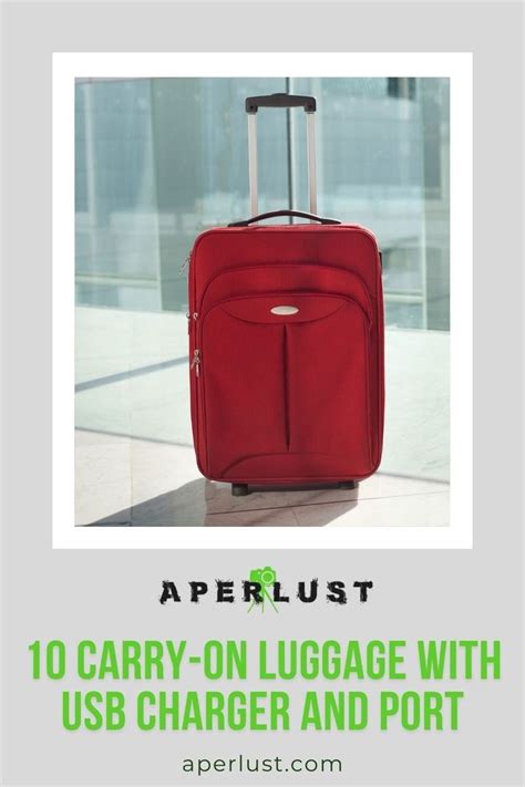 10 Best Carry On Luggage With Usb Charger And Port Best Carry On
