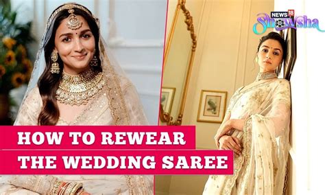 Alia Bhatt Rewears Her Sabyasachi Wedding Saree Heres How You Too Can Recycle Your Bridal