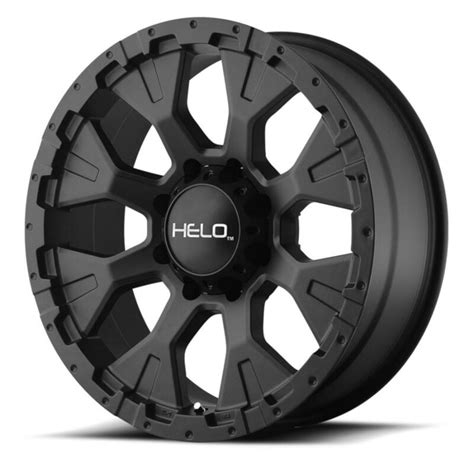 1999 2018 F250 And F350 20x9 Helo 878 Satin Black Wheel 12mm Offset