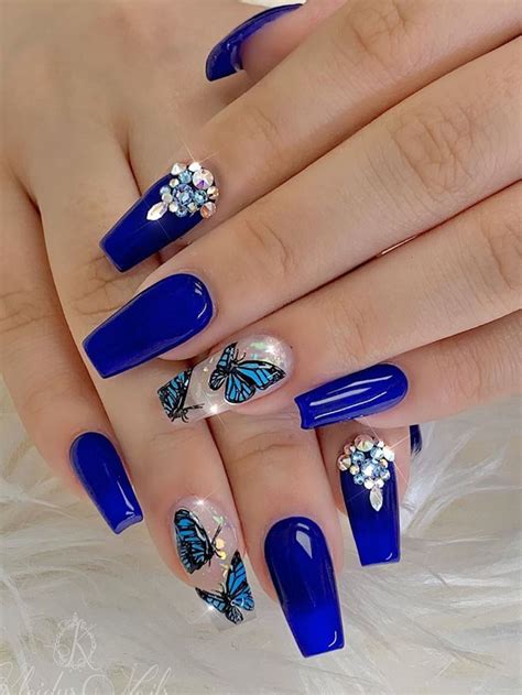 Royal Blue Acrylic Nails Royal Blue Acrylic Nails New Expression