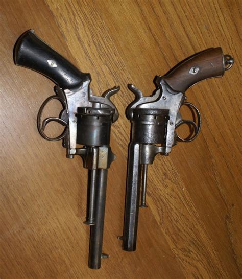 Deux Revolvers 6 Coups De Type Lefaucheux A Broche Catawiki