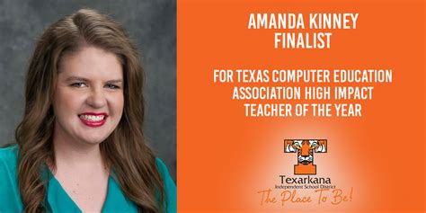 Tisds Amanda Kinney Named Finalist For Texas Computer Education