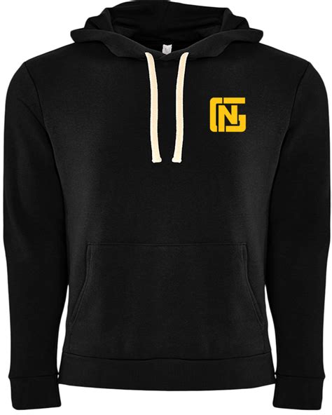 Black Hoodie With Yellow Ngt Logo Merch Store Nexgent Ngt Academy