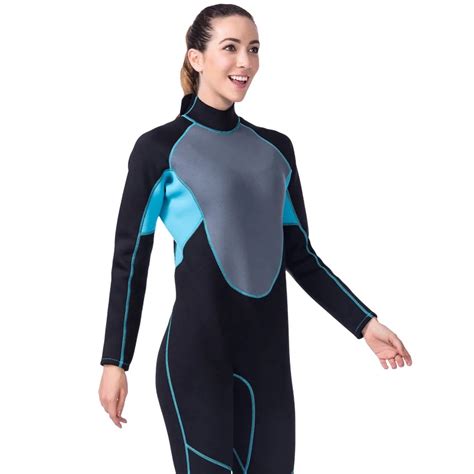 LIFURIOUS Women Diving Wetsuit 3MM Neoprene Diving Suits Full Body Rash