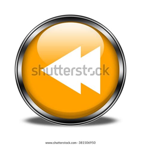 Backward Button Isolated Stock Illustration 381506950 Shutterstock