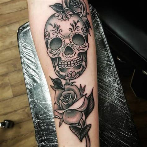 We're the global creative platform where designers and clients work. 99 Stunning and Sophisticated Sugar Skull Tattoo Designs ...