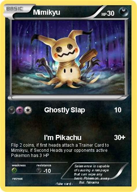 Pokémon Mimikyu 1 1 Ghostly Slap My Pokemon Card