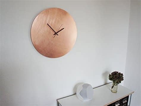 Copper Raw Wall Clock Medium And Large Large Wall Clocks