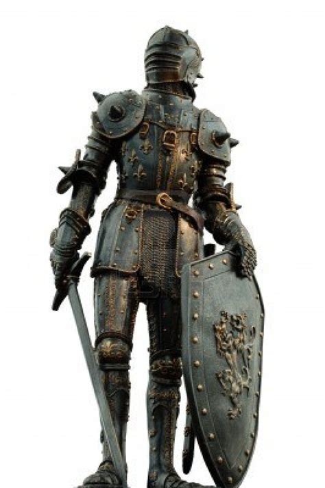 Medieval Knight With Full Body Armor Stock Photo 14163231 Medieval