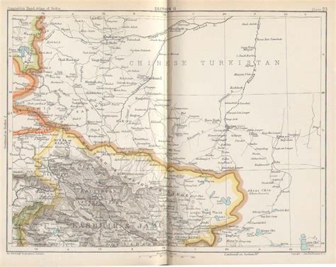 Plate 24 Sect Iii Afghan Frontier Se Afghanistan And West Punjab
