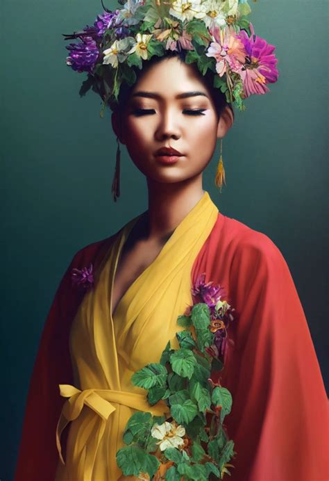 A Full Body Portrait Of A Beautiful Southeast Asian Midjourney
