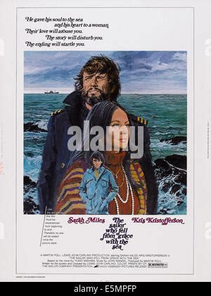 The Sailor Who Fell From Grace With The Sea Sarah Miles Kris Kristofferson Stock Photo