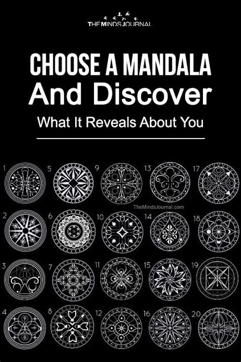 Choose A Mandala And Discover What It Reveals About You Sacred