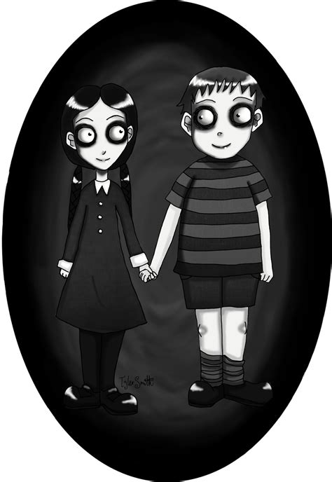 Wednesday And Pugsley Addams By Ravenous Decay On Deviantart