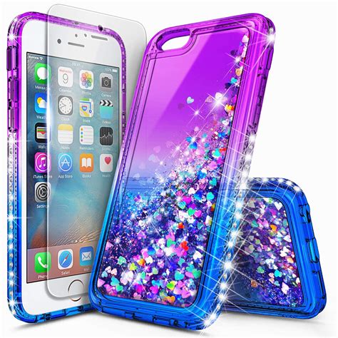 Iphone 6s Case Iphone 6 Case With Tempered Glass Screen Protector For