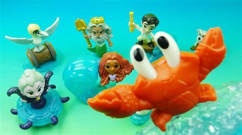 2023 Disneys The Little Mermaid Set Of 8 Mcdonalds Happy Meal Collectors Movie Toys Video Review