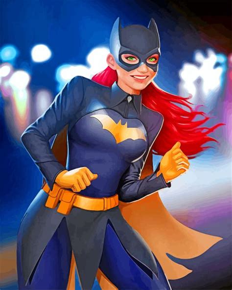 Barbara Gordon Batgirl Paint By Numbers Numeral Paint Kit