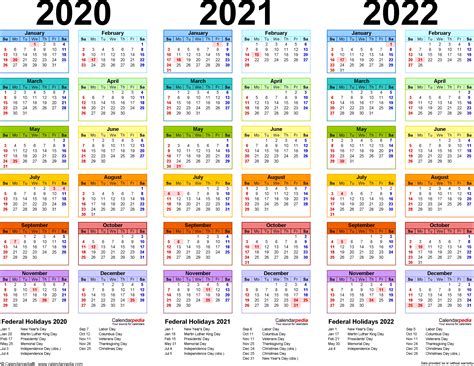 Calendarpedia 2020 Excel ⋆ Calendar For Planning