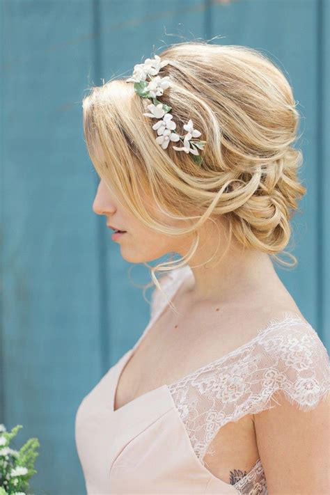 15 Hairstyles With Flower Crowns For Wedding Pretty Designs