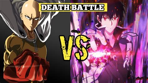 Saitama Vs Anos One Punch Man Vs Demon King Academy Anime Death