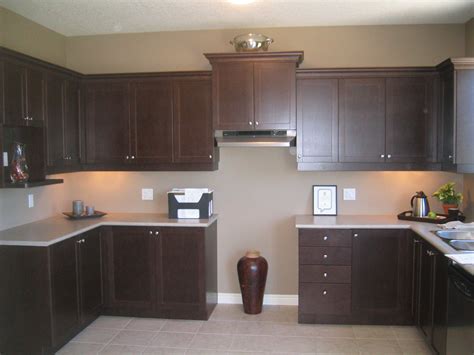 Dark Brown Kitchen Cabinet Home Style Tips And Ready Made Kitchen Units
