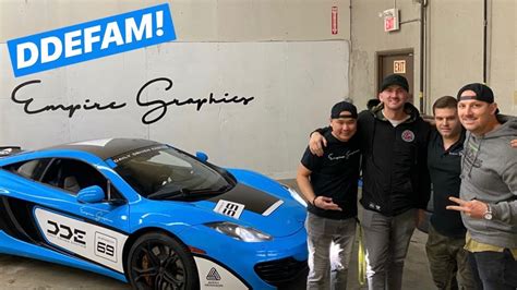 Damon And Dave Pick Up The Mclaren At Empire Graphics Dde 4k Youtube