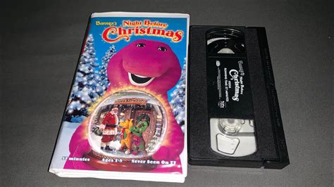 Opening To Barneys Night Before Christmas 1999 Vhs My Version Youtube