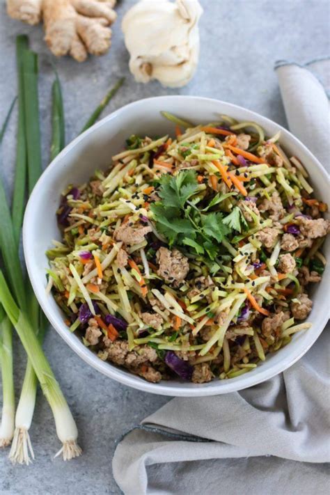 This egg roll in a bowl recipe helps almost all allergies and diets. Easy Egg Roll in a Bowl (Whole30) - The Real Food Dietitians | Recipe | Real food recipes, Whole ...
